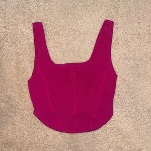 Aritzia Sculp Knit Bustier Tank